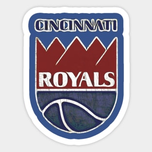 Cincinnati Royals Basketball Sticker